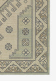 Momeni Anatolia ANA11 Machine Made Traditional Medallion Indoor Area Rug Sage 9'9" x 12'6" ANATOANA11SAG99C6