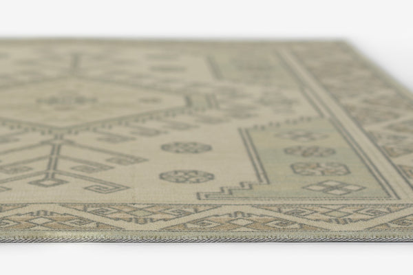 Momeni Anatolia ANA11 Machine Made Traditional Medallion Indoor Area Rug Sage 9'9" x 12'6" ANATOANA11SAG99C6