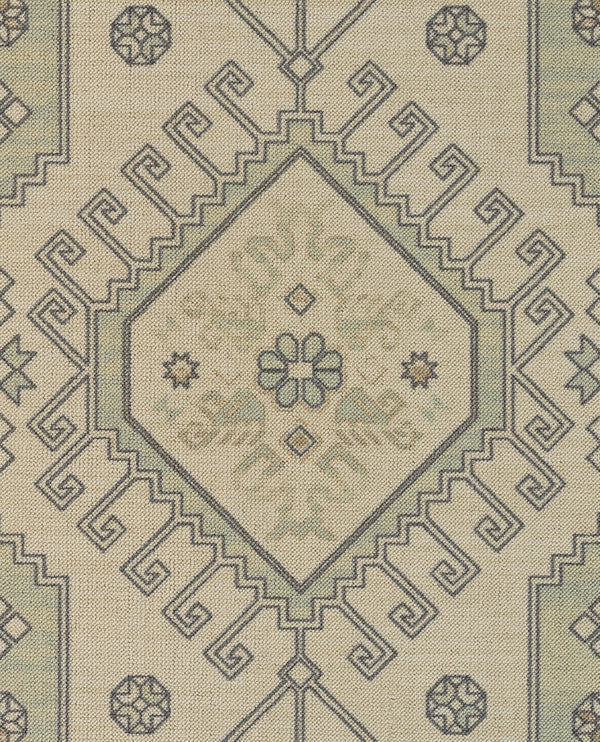 Momeni Anatolia ANA11 Machine Made Traditional Medallion Indoor Area Rug Sage 9'9" x 12'6" ANATOANA11SAG99C6