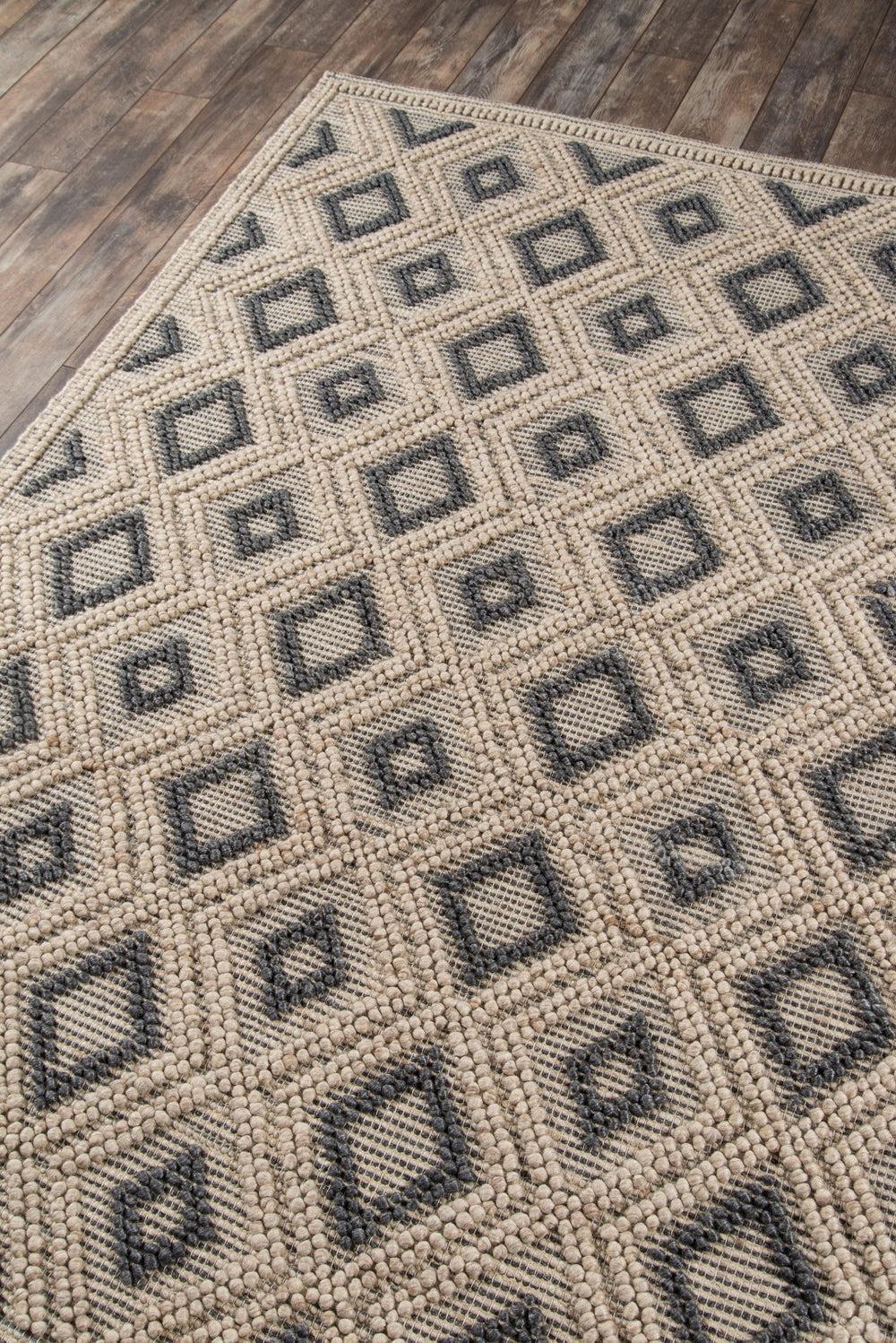 Momeni Andes AND-2 Hand Woven Contemporary Geometric Indoor Area Rug Beige 8'9" x 11'9" ANDESAND-2BGE89B9