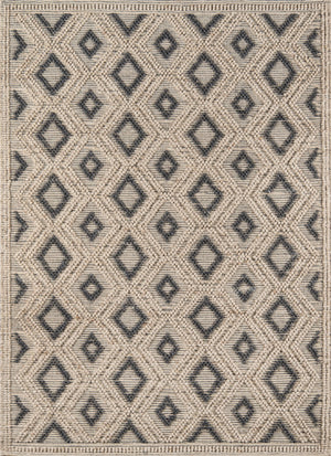 Momeni Andes AND-2 Hand Woven Contemporary Geometric Indoor Area Rug Beige 8'9" x 11'9" ANDESAND-2BGE89B9