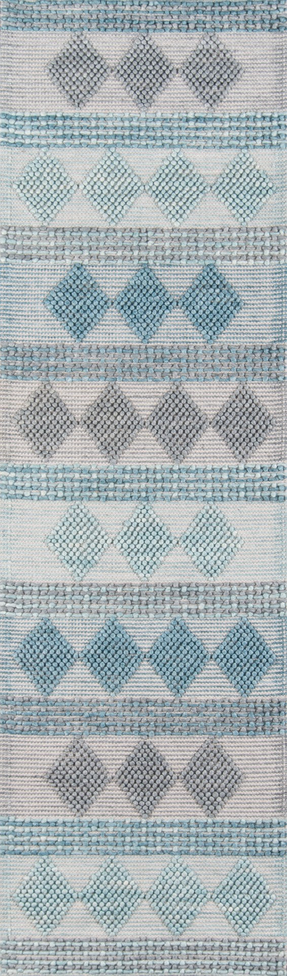 Momeni Andes AND-5 Hand Woven Contemporary Geometric Indoor Area Rug Blue 8'9" x 11'9" ANDESAND-5BLU89B9
