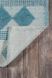 Momeni Andes AND-5 Hand Woven Contemporary Geometric Indoor Area Rug Blue 8'9" x 11'9" ANDESAND-5BLU89B9