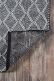 Momeni Andes AND-7 Hand Woven Contemporary Trellis, Geometric Indoor Area Rug Charcoal 8'9" x 11'9" ANDESAND-7CHR89B9