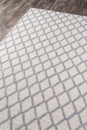 Momeni Andes AND-7 Hand Woven Contemporary Trellis, Geometric Indoor Area Rug Natural 8'9" x 11'9" ANDESAND-7NAT89B9