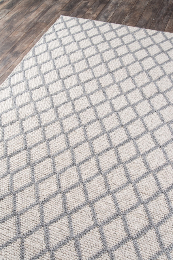 Momeni Andes AND-7 Hand Woven Contemporary Trellis, Geometric Indoor Area Rug Natural 8'9" x 11'9" ANDESAND-7NAT89B9