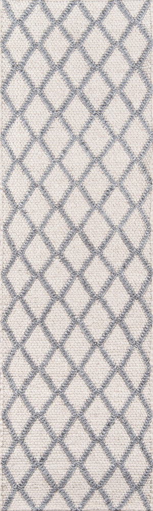 Momeni Andes AND-7 Hand Woven Contemporary Trellis, Geometric Indoor Area Rug Natural 8'9" x 11'9" ANDESAND-7NAT89B9