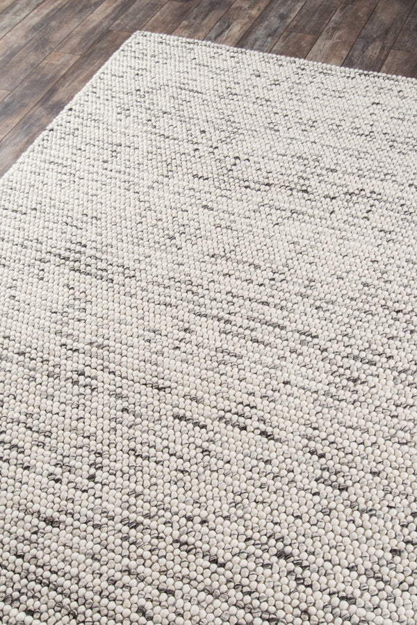Momeni Andes AND-8 Hand Woven Contemporary Solid Indoor Area Rug Ivory 8'9" x 11'9" ANDESAND-8IVY89B9