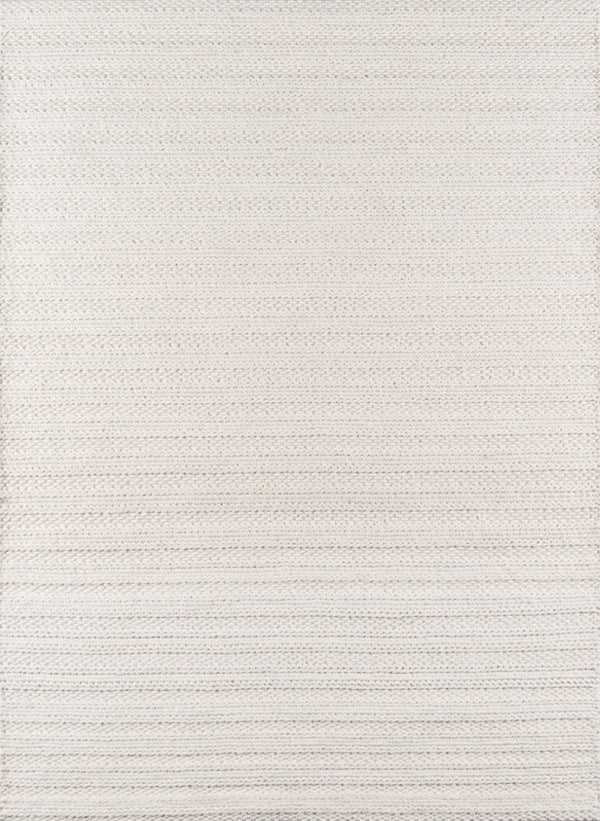 Momeni Andes AND-9 Hand Woven Contemporary Striped Indoor Area Rug Ivory 8'9" x 11'9" ANDESAND-9IVY89B9