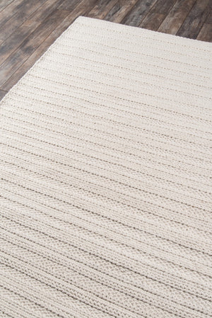 Momeni Andes AND-9 Hand Woven Contemporary Striped Indoor Area Rug Ivory 8'9" x 11'9" ANDESAND-9IVY89B9