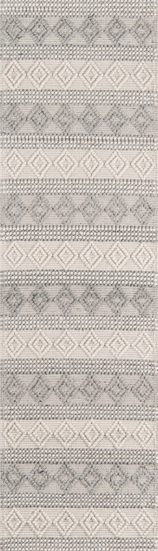 Momeni Andes AND10 Hand Woven Contemporary Geometric Indoor Area Rug Ivory 8'9" x 11'9" ANDESAND10IVY89B9