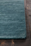 Chandra Rugs Angelo 60% Wool + 40% Viscose Hand-Tufted Solid Rug Blue 9' x 13'