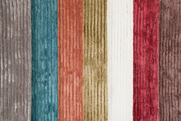 Chandra Rugs Angelo 60% Wool + 40% Viscose Hand-Tufted Solid Rug White 9' x 13'