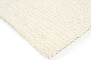 Chandra Rugs Anni 100% Wool Hand-Woven Contemporary Rug Ivory 9' x 13'