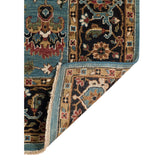 AMER Rugs Antiquity ANQ-12 Hand-Knotted Persian Classic Area Rug Turquoise 2'6" x 10'