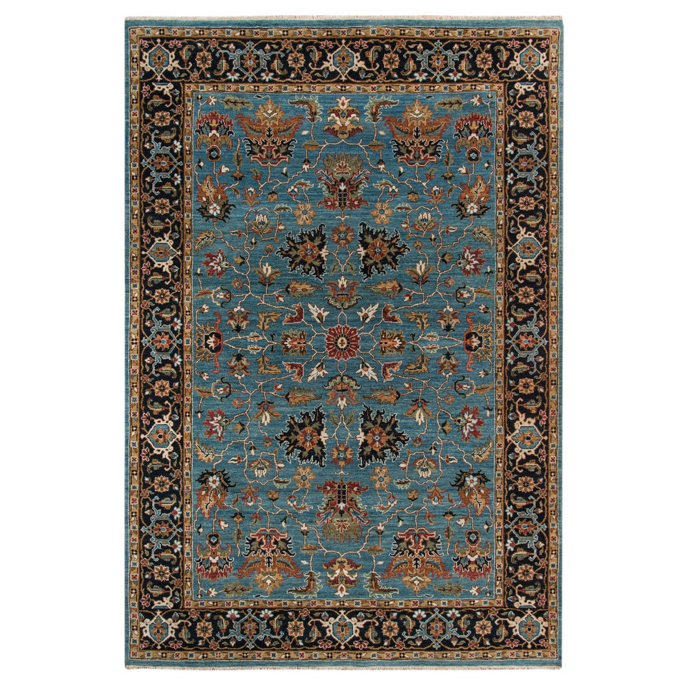 AMER Rugs Antiquity ANQ-12 Hand-Knotted Persian Classic Area Rug Turquoise 12' x 15'