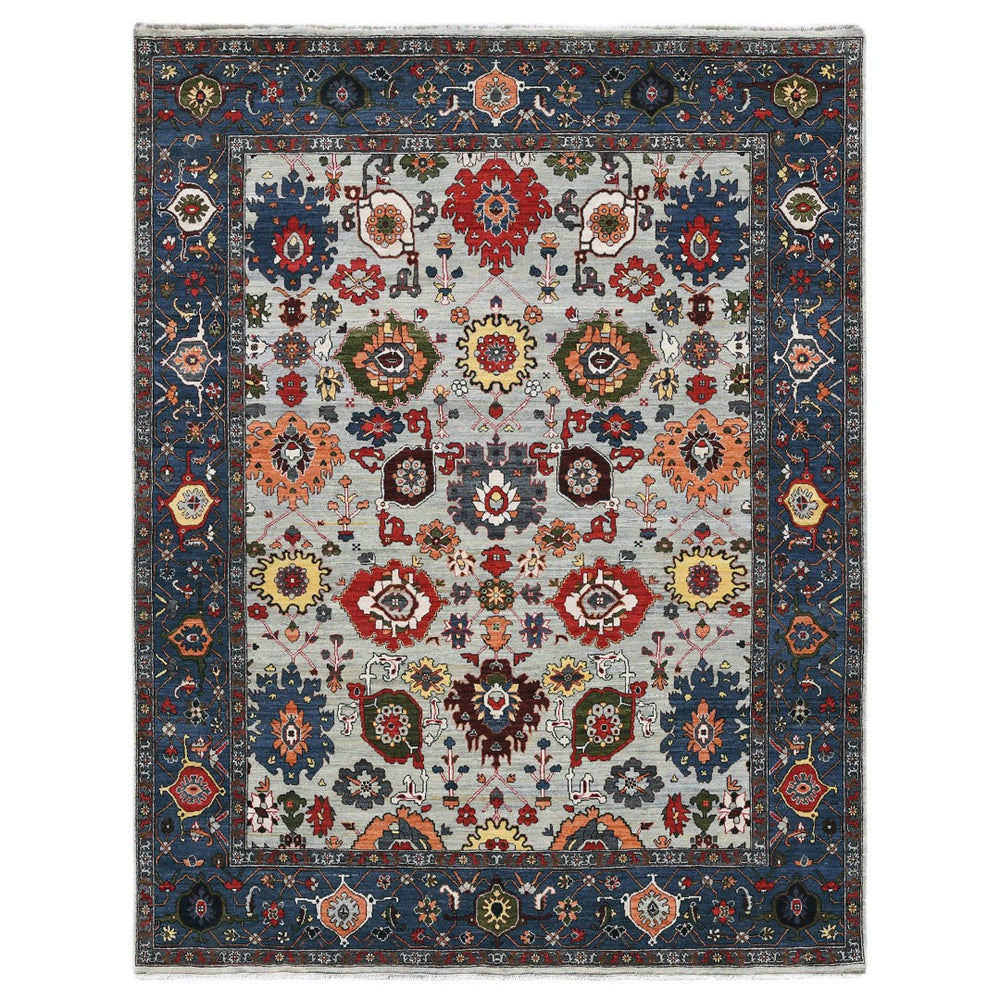 AMER Rugs Antiquity ANQ-15 Hand-Knotted Persian Classic Area Rug Navy 12' x 15'