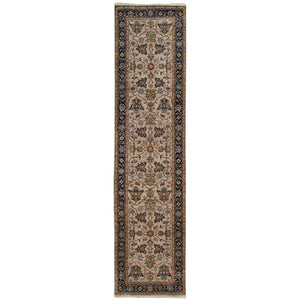AMER Rugs Antiquity ANQ-8 Hand-Knotted Persian Classic Area Rug Tan 2'6" x 10'