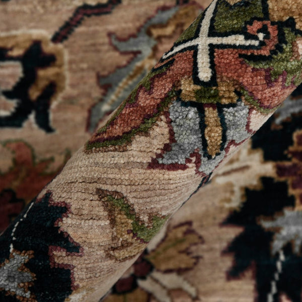 AMER Rugs Antiquity ANQ-8 Hand-Knotted Persian Classic Area Rug Tan 2'6" x 10'