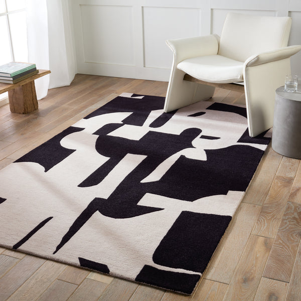 Jaipur Living Anthem Collection ANT01 Noverre 60% Wool 40% Viscose Handmade Modern Abstract Rug RUG153385