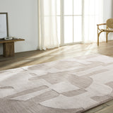 Jaipur Living Anthem Collection ANT02 Noverre 60% Wool 40% Viscose Handmade Modern Abstract Rug RUG153389