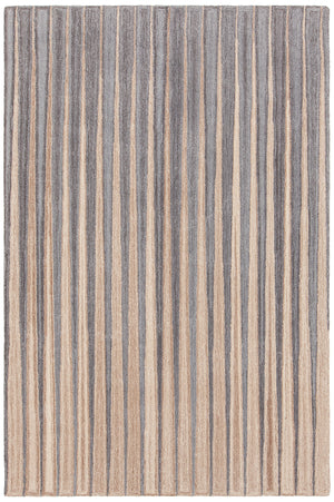 Chandra Rugs Anya 100% Wool Hand Tufted Contemporary Rug Grey/Gold 9' x 13'