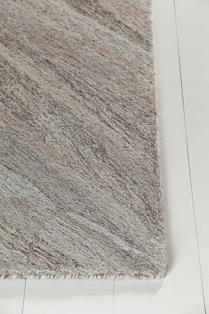 Chandra Rugs Anya 100% Wool Hand Tufted Contemporary Rug Silver/Grey 9' x 13'