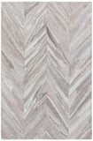 Chandra Rugs Anya 100% Wool Hand Tufted Contemporary Rug Silver/Grey 9' x 13'