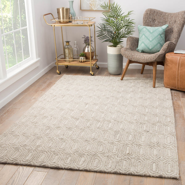 Jaipur Living Chaise Handmade Geometric Beige Area Rug (10'X14')