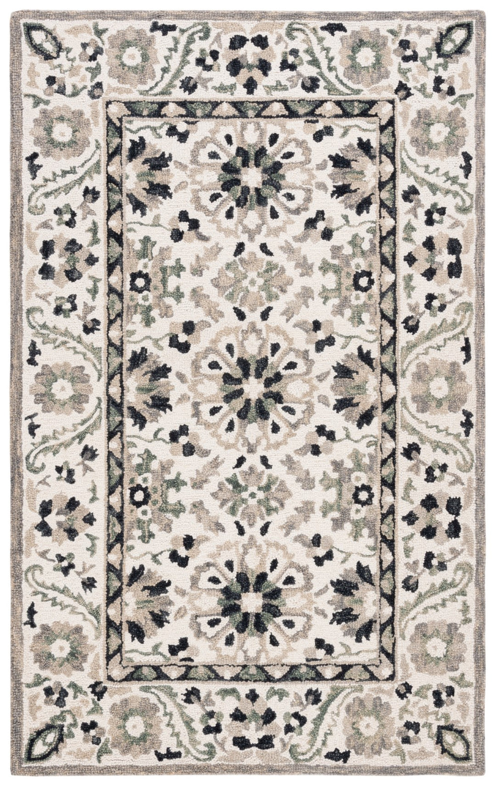 Safavieh Aspen 129 Hand Tufted 85% Wool/15% Cotton Bohemian Rug APN129A-8