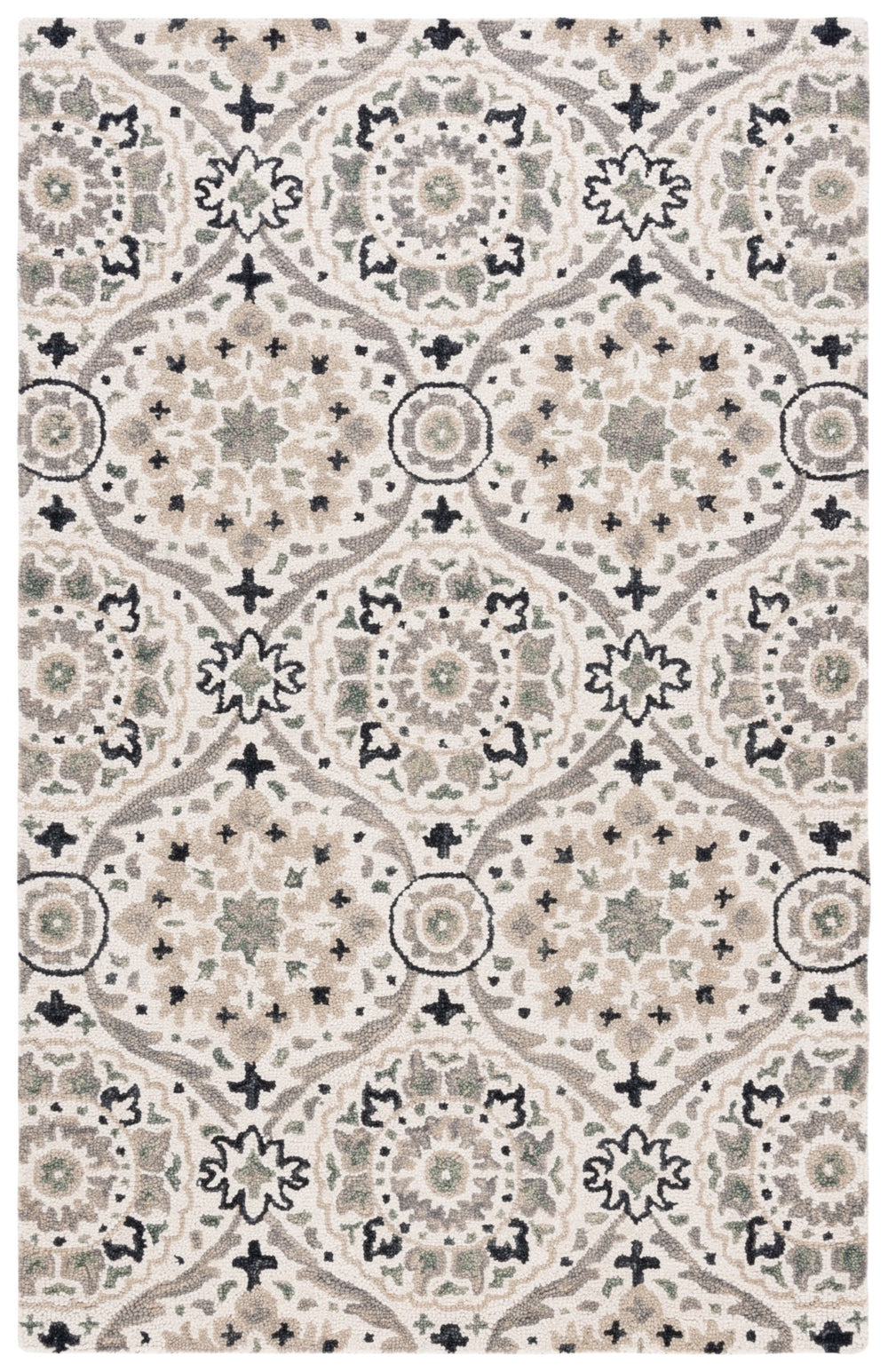 Safavieh Aspen 141 Hand Tufted 85% Wool/15% Cotton Bohemian Rug APN141A-8