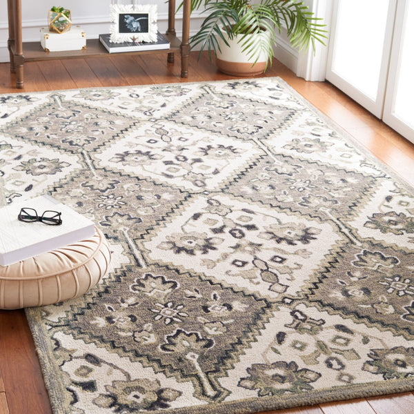 Safavieh Aspen 142 Hand Tufted 85% Wool/15% Cotton Bohemian Rug APN142A-8