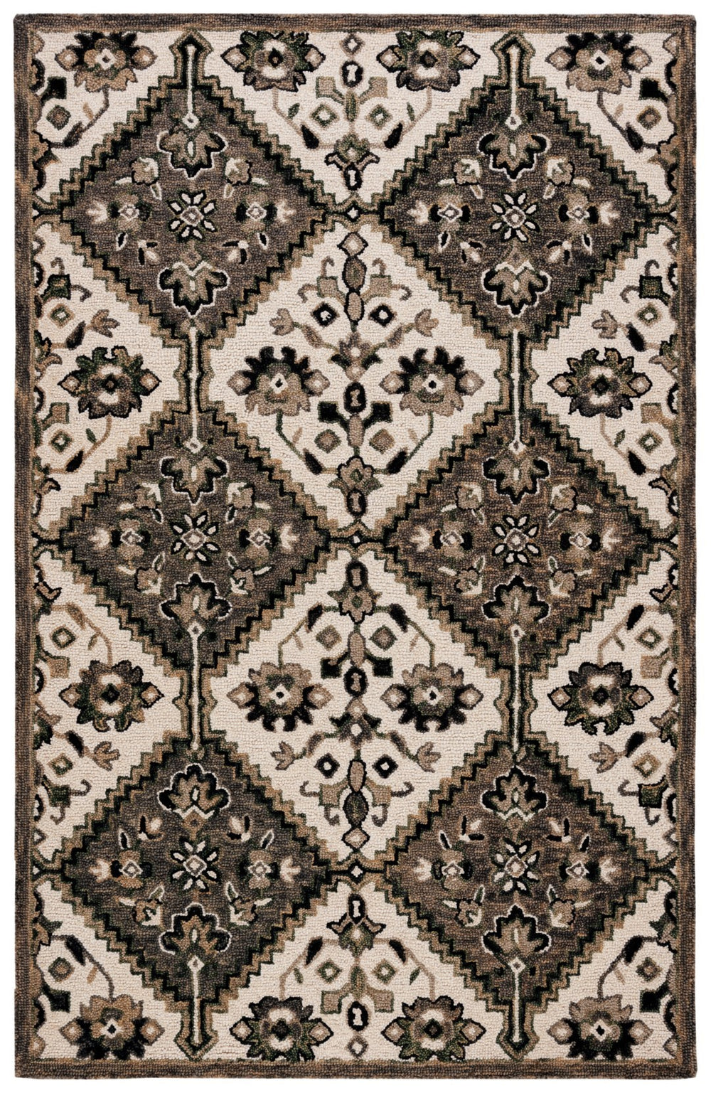 Safavieh Aspen 142 Hand Tufted 85% Wool/15% Cotton Bohemian Rug APN142A-8