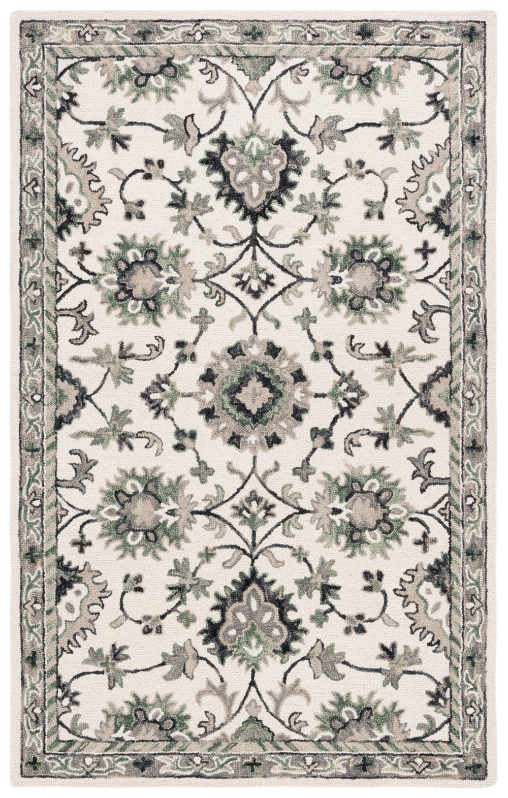 Safavieh Aspen 146 Hand Tufted 85% Wool/15% Cotton Bohemian Rug APN146A-8
