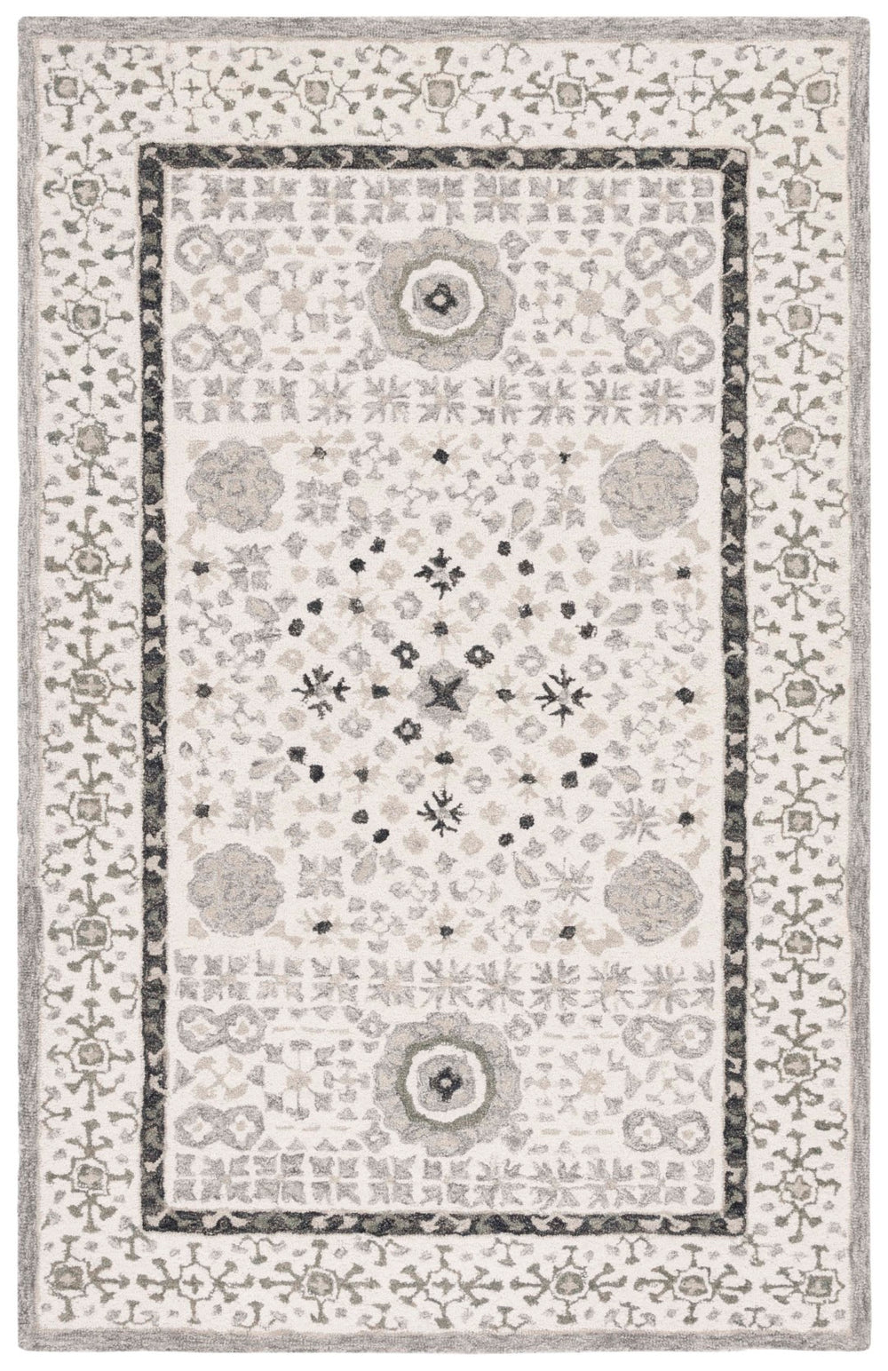 Safavieh Aspen 150 Hand Tufted 85% Wool/15% Cotton Bohemian Rug APN150A-8