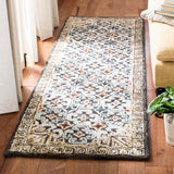 Aspen 294 Bohemian Hand Tufted Wool & Viscose Pile Rug Blue / Taupe