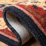 Aspen 402 Hand Tufted 80% Wool, 20% Cotton Bohemian Rug Red / Gold 80% Wool, 20% Cotton APN402Q-5