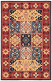 Aspen 402 Hand Tufted 80% Wool, 20% Cotton Bohemian Rug Red / Gold 80% Wool, 20% Cotton APN402Q-9