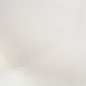 Dovetail Baxter Three Tierd White Marble and Bushed Brass Finished Iron Framed Side Table AR012B