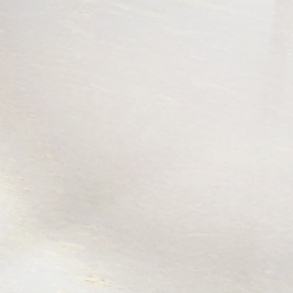 Dovetail Baxter Three Shelved White Marble and Bushed Brass Finished Iron Framed Side Table AR013B