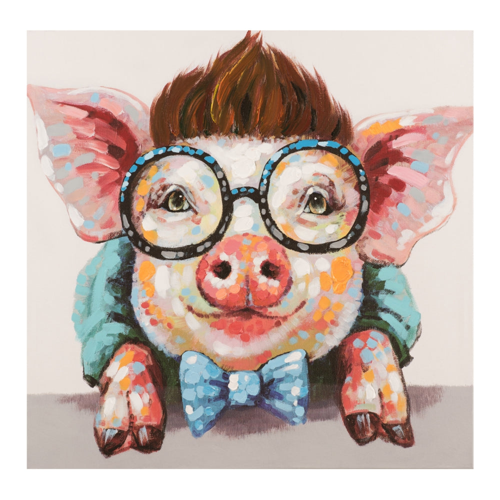 Yosemite Home Decor Sophisticated Swine AR15F00527-YHD