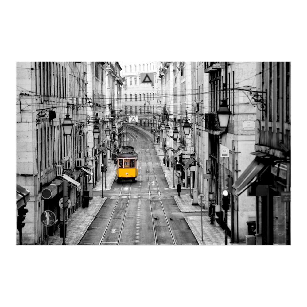 Yosemite Home Decor Lisbon Yellow Tram AR30216827-YHD