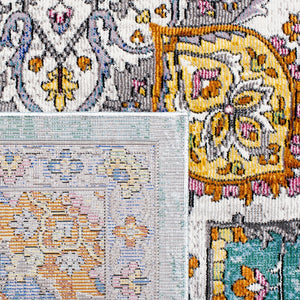 Aria 102 Transitional Power Loomed 100% Polypropylene Pile Rug Turquoise / Ivory