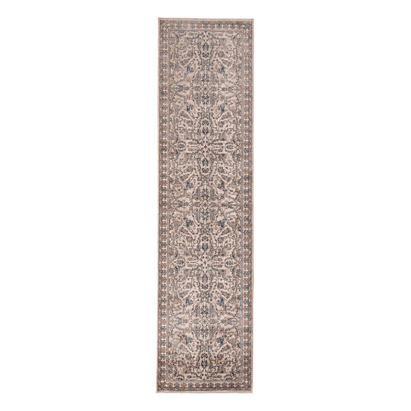 AMER Rugs Arcadia ARC-1 Power-Loomed Oriental Classic Area Rug Ivory 2'7" x 10'