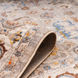 AMER Rugs Arcadia ARC-2 Power-Loomed Oriental Classic Area Rug Gray 9'1" x 12'9"