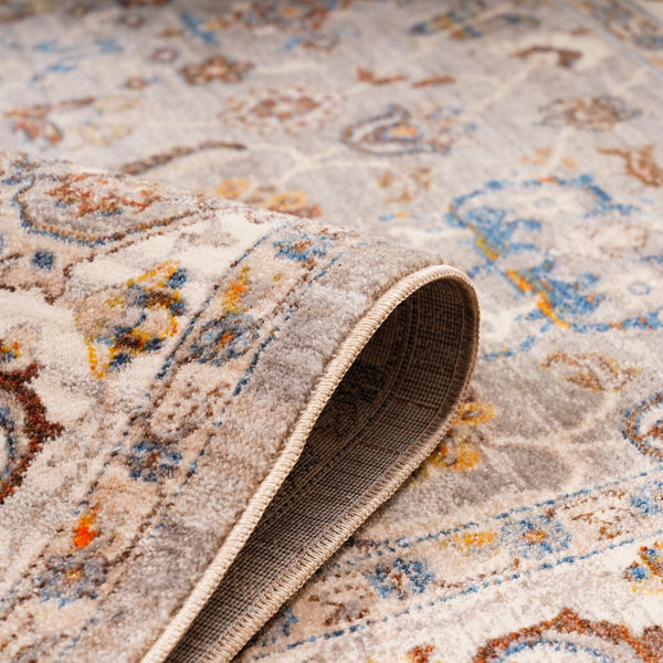 AMER Rugs Arcadia ARC-2 Power-Loomed Oriental Classic Area Rug Gray 9'1" x 12'9"