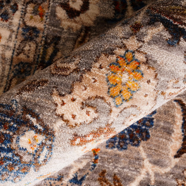 AMER Rugs Arcadia ARC-2 Power-Loomed Oriental Classic Area Rug Gray 9'1" x 12'9"