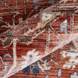 AMER Rugs Arcadia ARC-3 Power-Loomed Oriental Classic Area Rug Red 9'1" x 12'9"