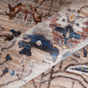 AMER Rugs Arcadia ARC-4 Power-Loomed Oriental Classic Area Rug Beige 9'1" x 12'9"