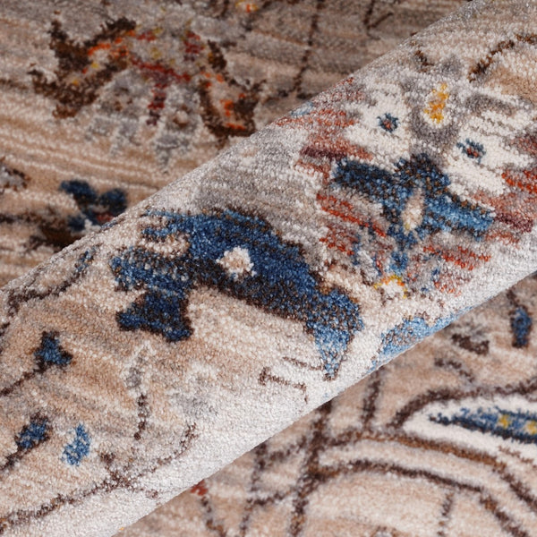 AMER Rugs Arcadia ARC-4 Power-Loomed Oriental Classic Area Rug Beige 9'1" x 12'9"